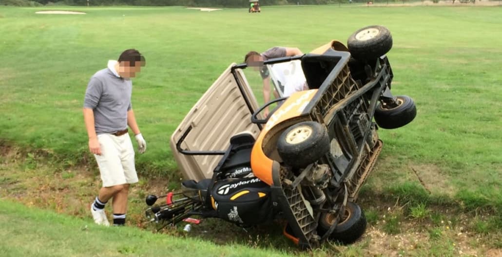 Golf Buggy Accident