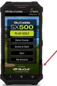 SkyCaddie SX500 2