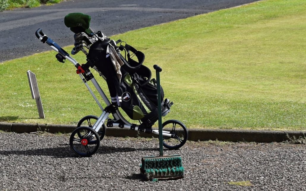 JINLLY Golf Push Cart 3 Wheel Folding Golf Carts India  Ubuy