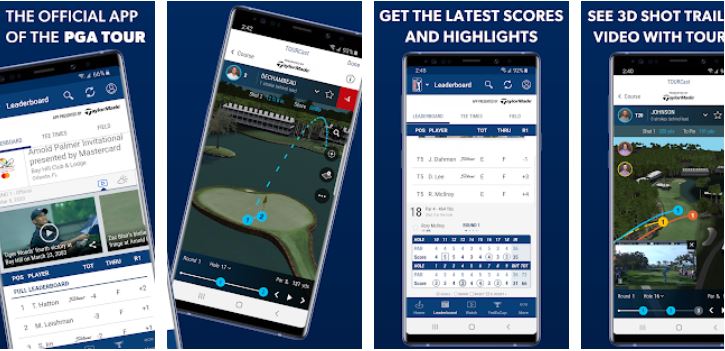 PGA Tour Aplikace