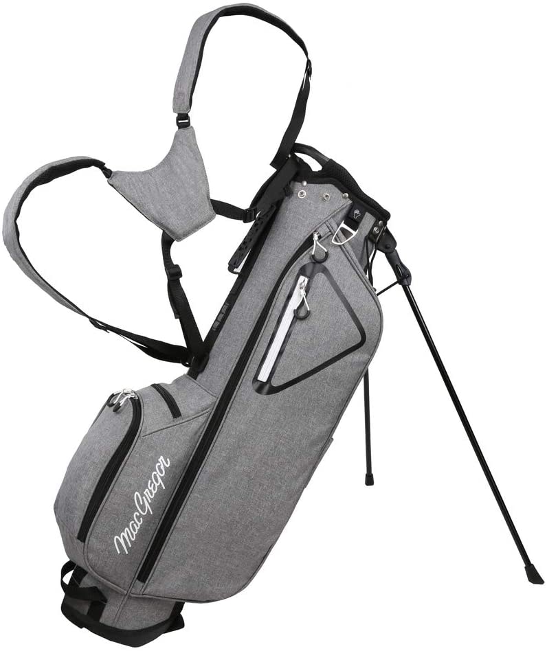 Macgregor Golf Mactec Stand Bag  Slim Lightweight 7 Inch Golf Bag   Blackwhite  Target